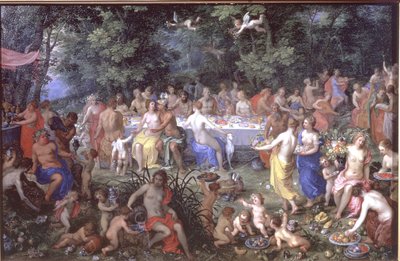 The Feast of the Gods by Hendrik van the Elder Balen